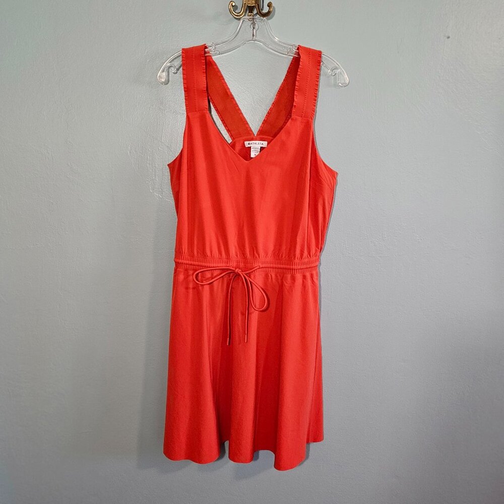 Athleta Savannah Strap Mini Athletic Dress – Tie Waist | Medium | EUC